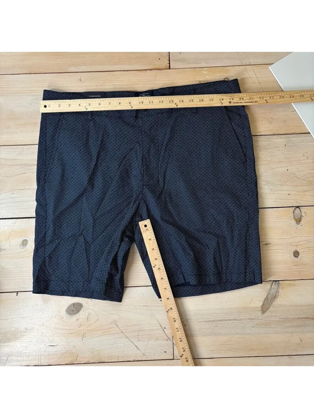 Ben Sherman The Original NWT Men's Regular Blue Golf Diamond Print Shorts 38W